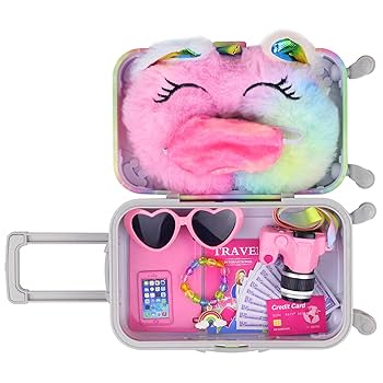 2点set☆Travel Togs☆Suited For Travel ZITA ELEMENT 23 PCS 18 Inch Girl Doll Accessories Suitcase